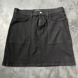 Banana Republic Black Denim Mini